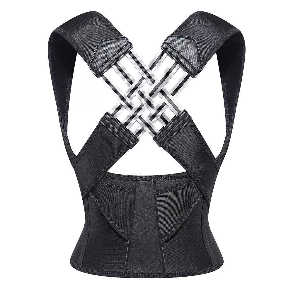 HAYAL PosturePro: Customizable Shoulder & Back Support with Camel Straps – Posture Corrector for Men & Women